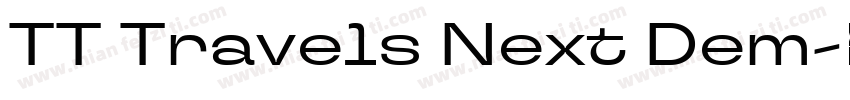 TT Travels Next Dem字体转换